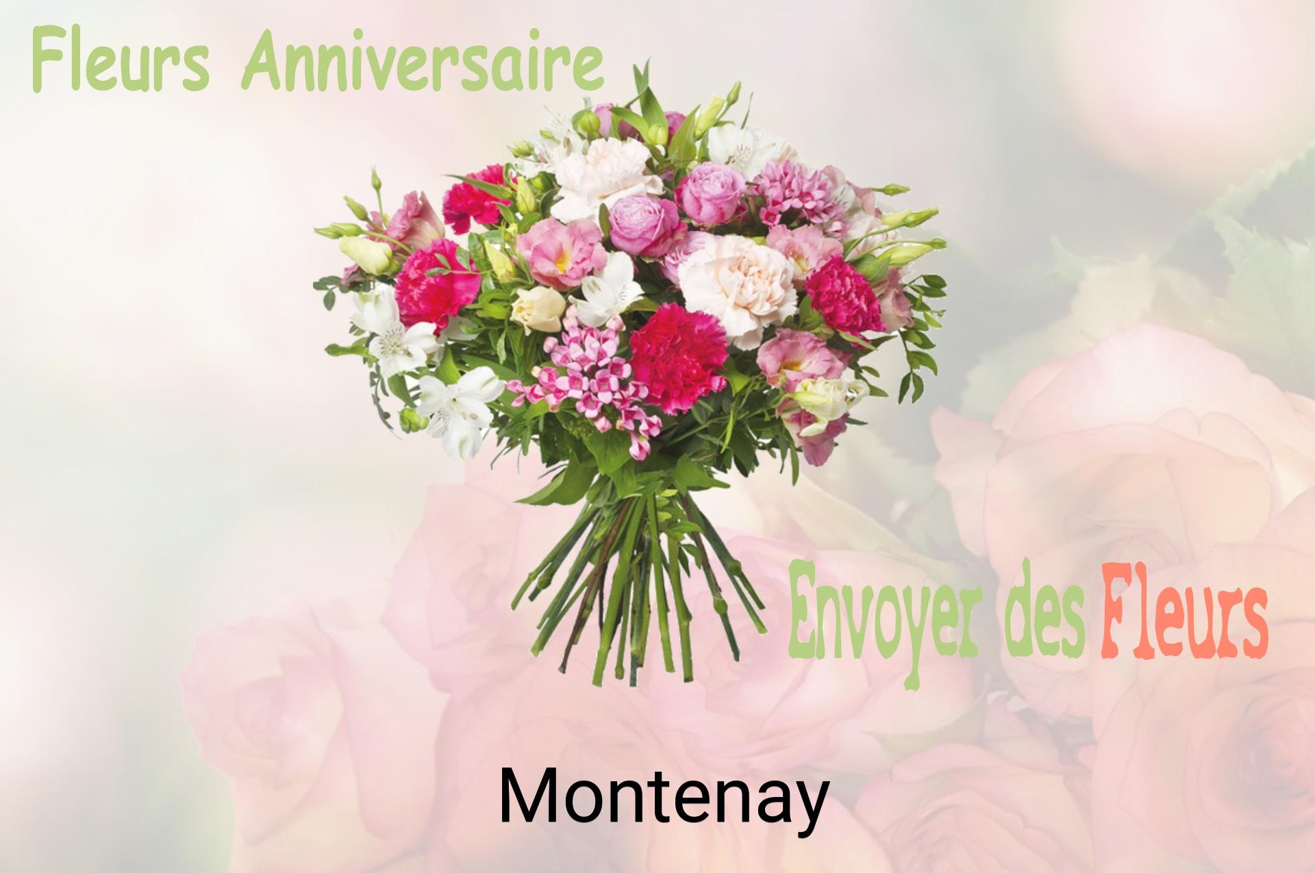 Bouquet de fleurs d’anniversaire livré à Montenay